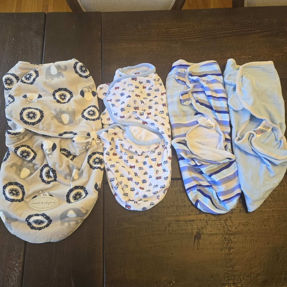 Swaddle Me Size Small Bundle Qty 3, Plus Another Swaddle